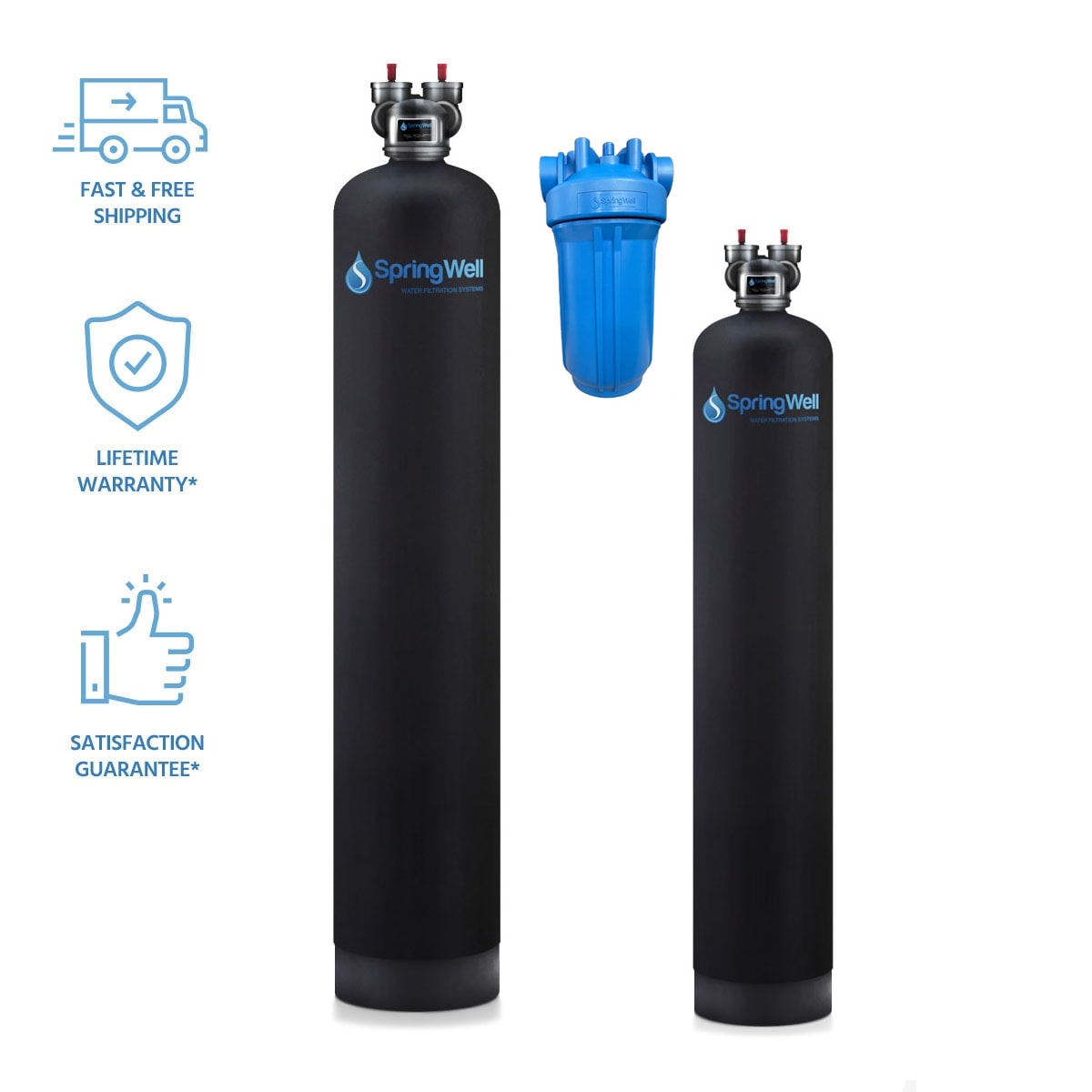 Portable Double Standard Water Softener - On The Go - Portable