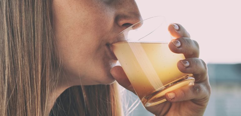 Girl Drinking Dirty Drinking Water